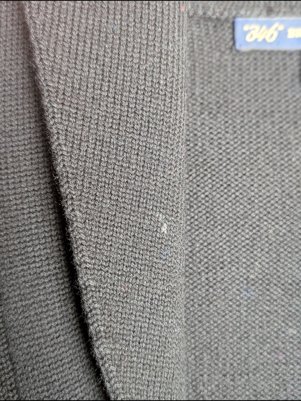 Brooks Brothers 346 Merino Wool Horsebit Cardigan Black XS - Picture 6 of 16